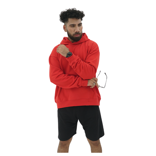 Pullover Hoddie - Red