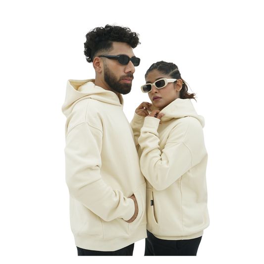 Pullover Hoddies - Cream