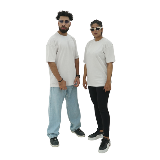 Over Size Tees - Gray