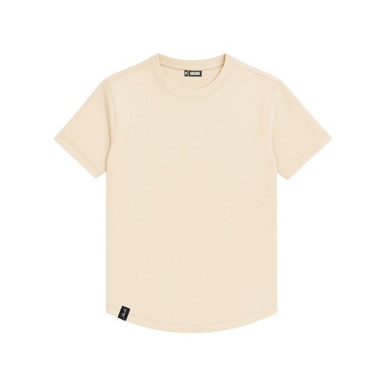 LuxKnit Tees - Cream