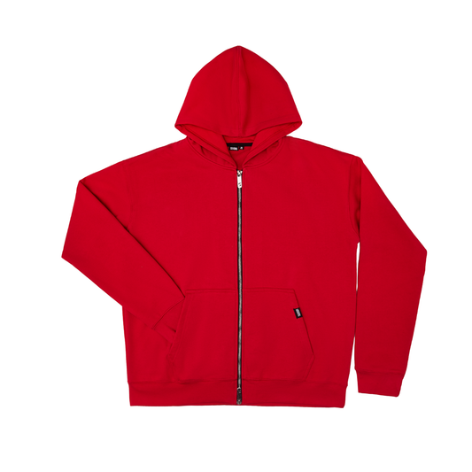 Zipper Hoddies - Red