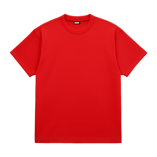 Over Size Tees - Red